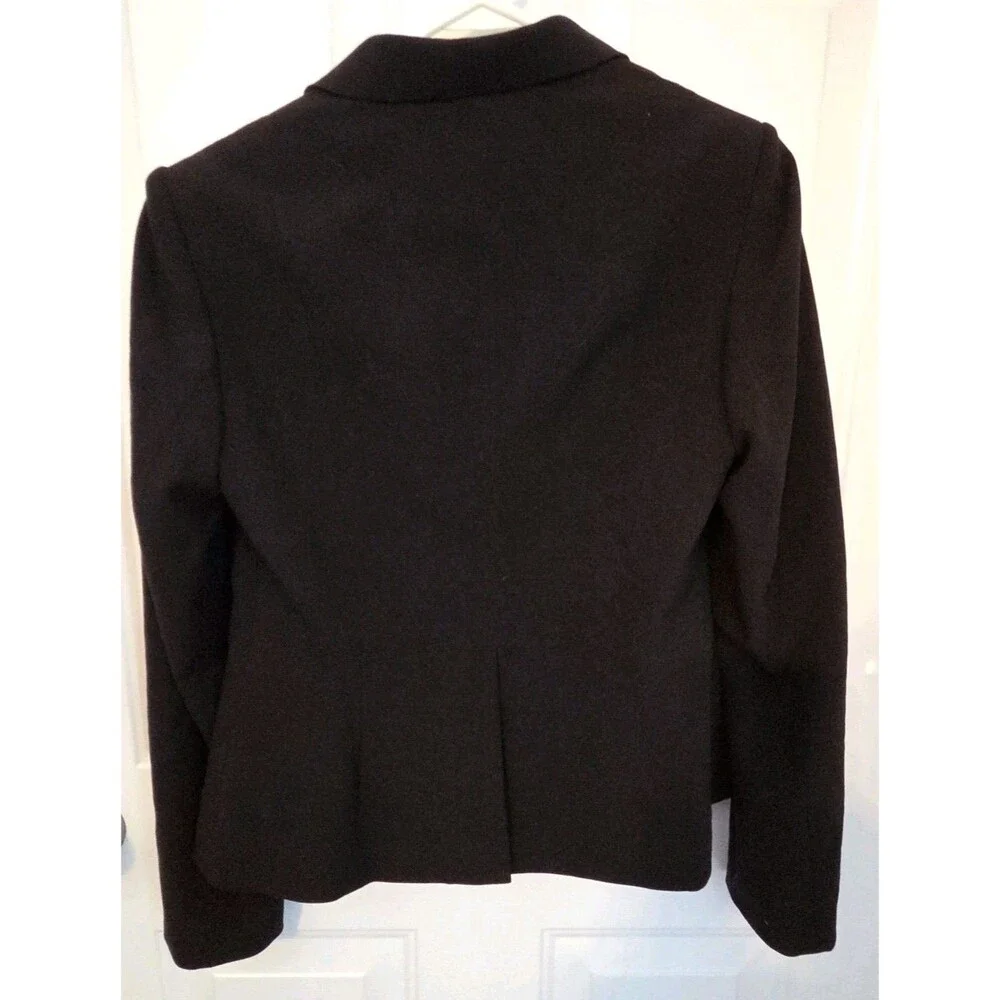 Calvin Klein black one-button blazer - Size 4